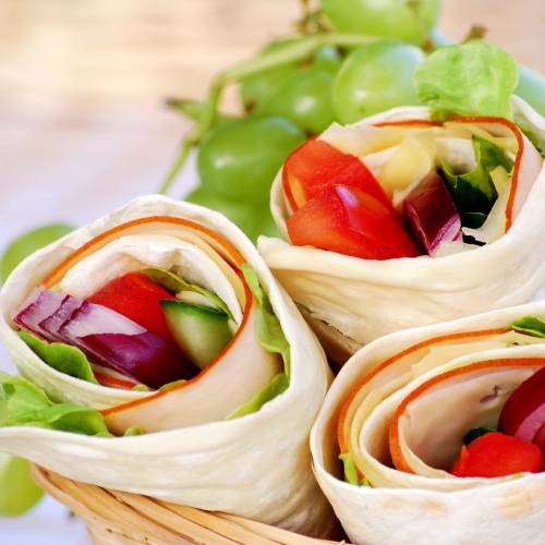 Cold Rolls  served at Get Stuffed Cafe Glasgow