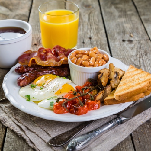 English Breakfast served at Get Stuffed Cafe Glasgow