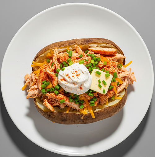 Loaded Baked Potatoes With Coronation Chicken 